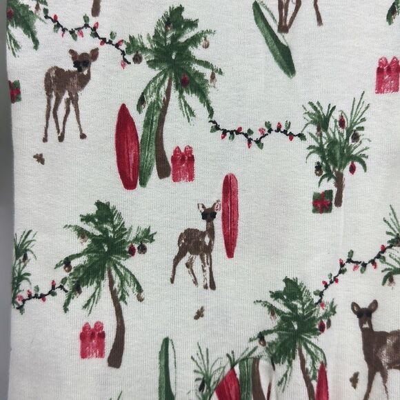 Burt’s Bees Palmtree Dear Christmas Sleeper Sz 6-9m‎ NWT - Picture 6 of 7